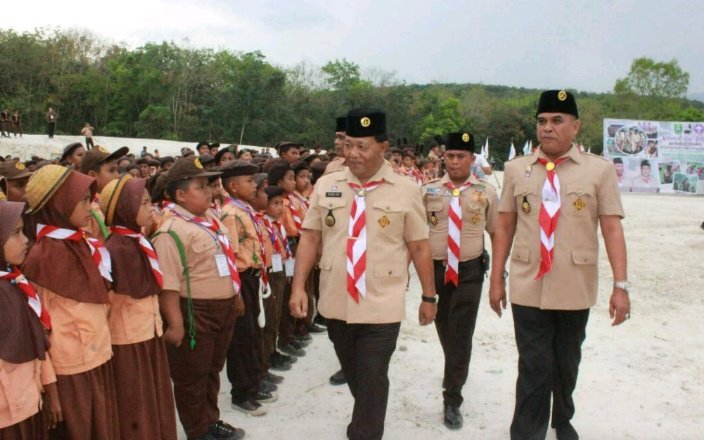 Bupati Buka Kemahan Bersama Kwarcab Pramuka Madina IMG_20190329_095421