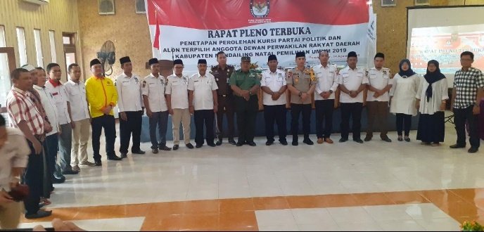 KPUD Tetapkan 40 Anggota DPRD Madina Terpilih IMG_20190814_171549