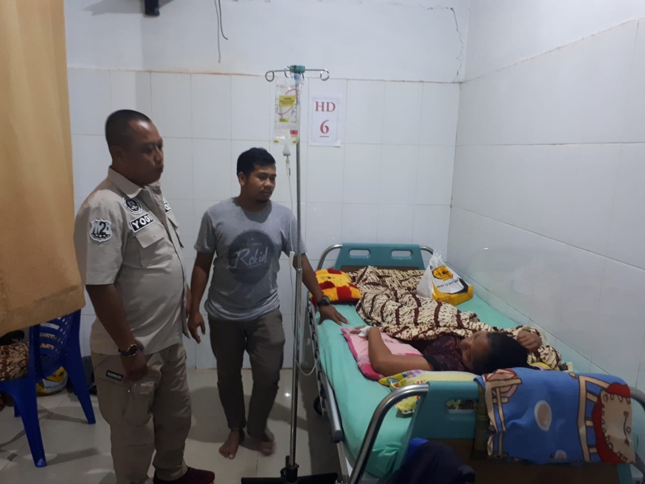 Perduli Terhadap Rekan Sekantor, Ini Yang Dilakukan Bripka Yogi Yanto IMG-20191125-WA0039