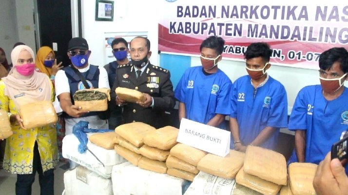 BNNK Madina Gagalkan Peredaran Narkoba Antar Provinsi IMG_20200701_195913