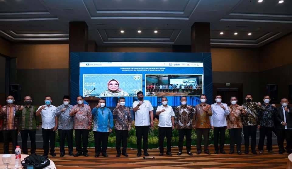 Wali Kota Iran Efendi Hadiri Diseminasi Hasil Kajian Komoditas/Produk/Jenis Usaha (KPUJ) Unggulan UMKM Provsu Tahun 2021 IMG-20220217-WA0041