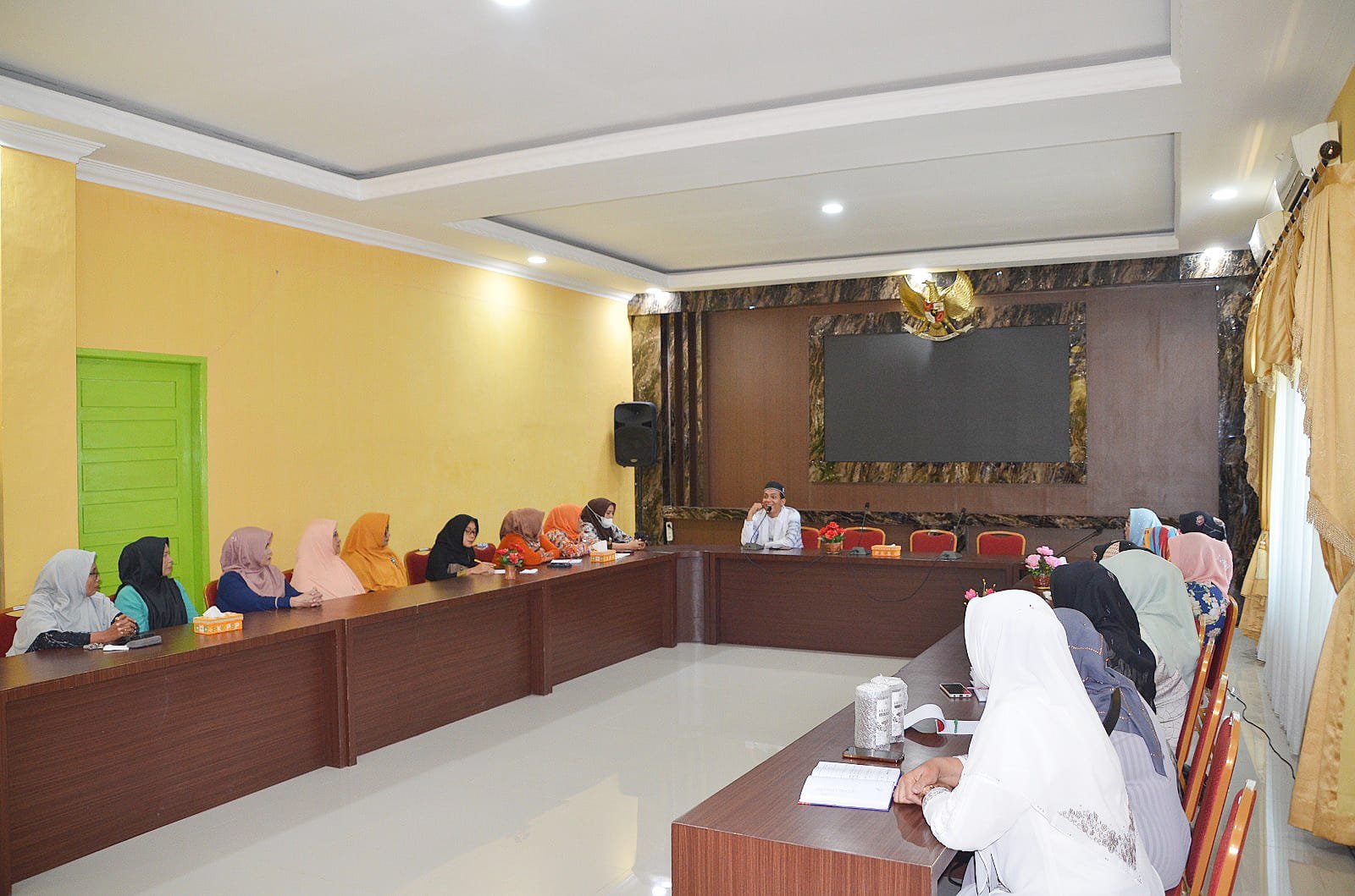 Dibulan Suci Ramadhan TP PKK dan Dharma Wanita Kota Padang Sidempuan gelar PengajianĀ IMG-20230330-WA0005
