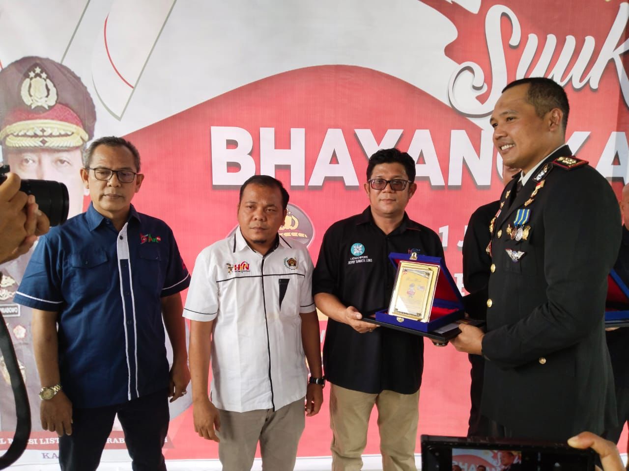 HUT Bhayangkara ke-77, Polres Madina, Datapost.id, Media Online, SMSI Madina, Penghargaan Polres, Peringatan Bhayangkara.