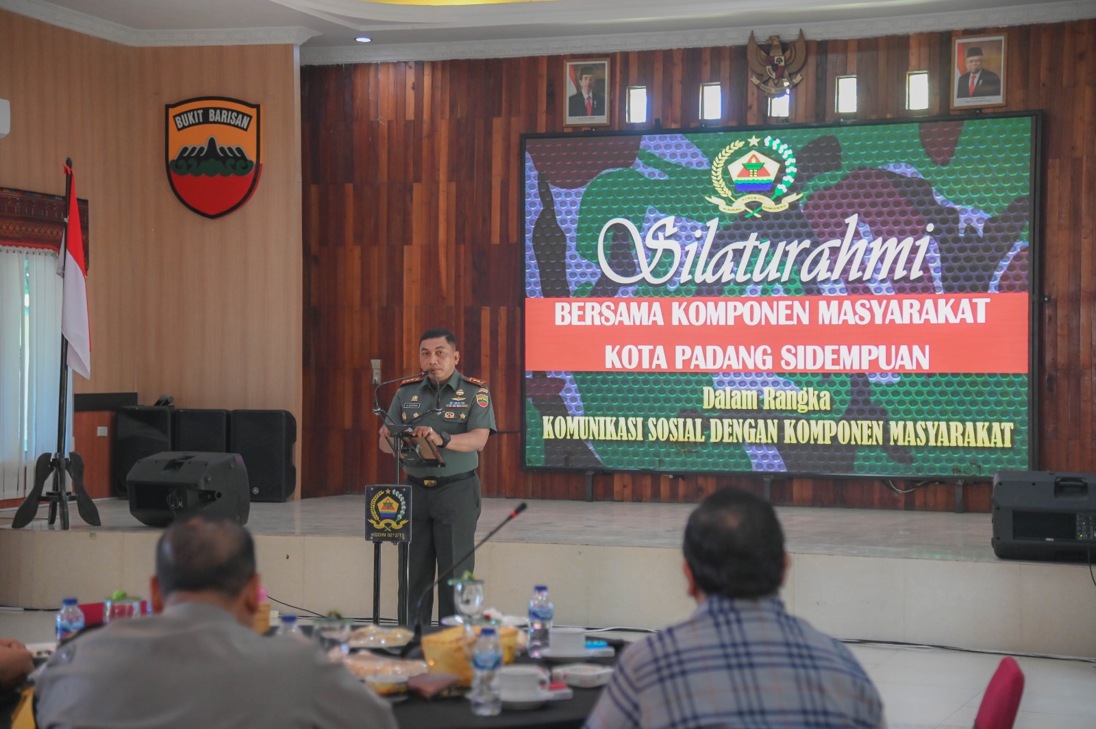 Walikota Irsan Efendi Nasution, Coffee Break HUT RI ke-78, Pesta Rakyat Panjat Pinang, Kodim 0212/TS.