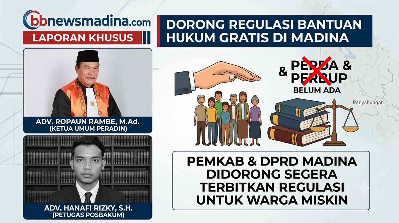 Infografis Laporan Khusus Bantuan Hukum Madina